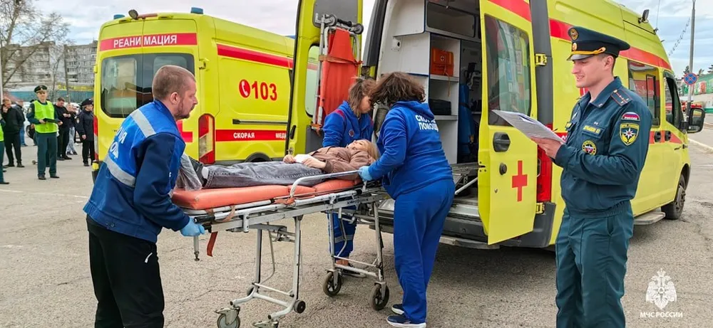 Детская комната загорелась в торговом центре Хабаровска - легенда учений спасателей