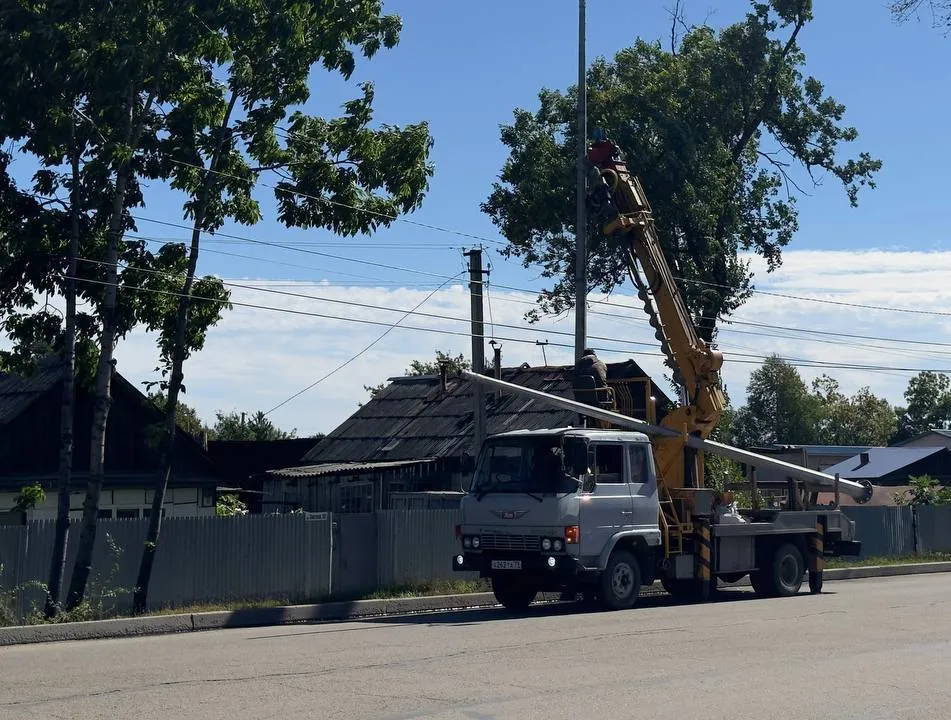 Модернизация системы уличного освещения продолжается в Биробиджане