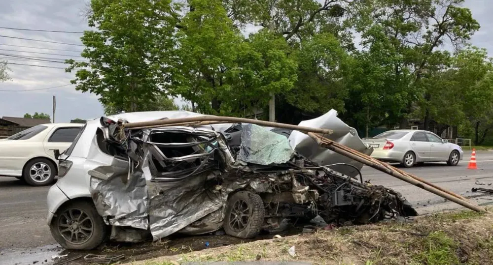 Страшное ДТП произошло в Хабаровске — один человек погиб