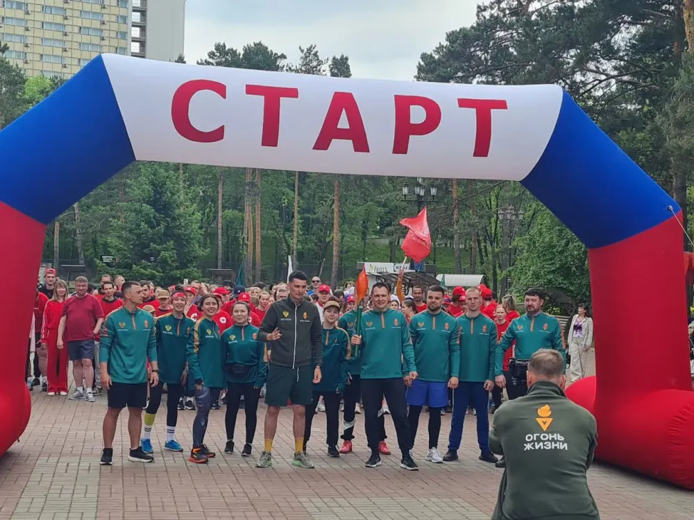 Хабаровск присоединился к Всероссийской эстафете факела «Огонь жизни»