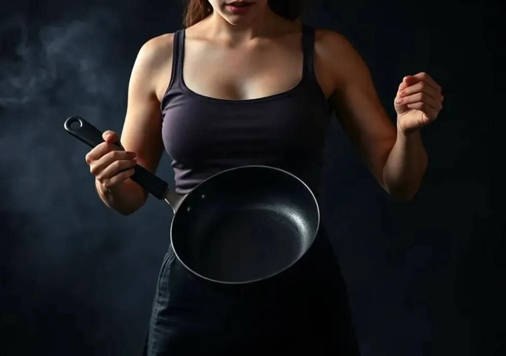 37-летняя хабаровчанка забила приятеля до смерти сковородой и ножом: дело в суде