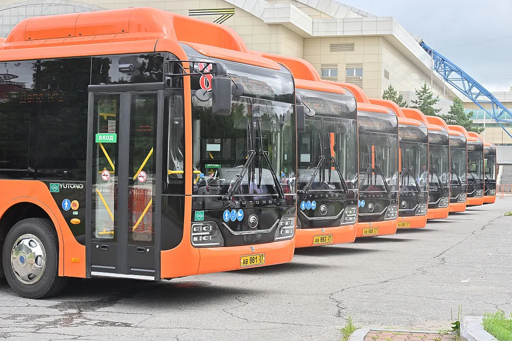 Восемь новых автобусов марки Youtong начнут курсировать по Хабаровску