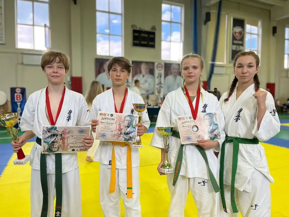 Спортсмены из ЕАО успешно выступили на соревнованиях Хабаровского района по киокусинкай