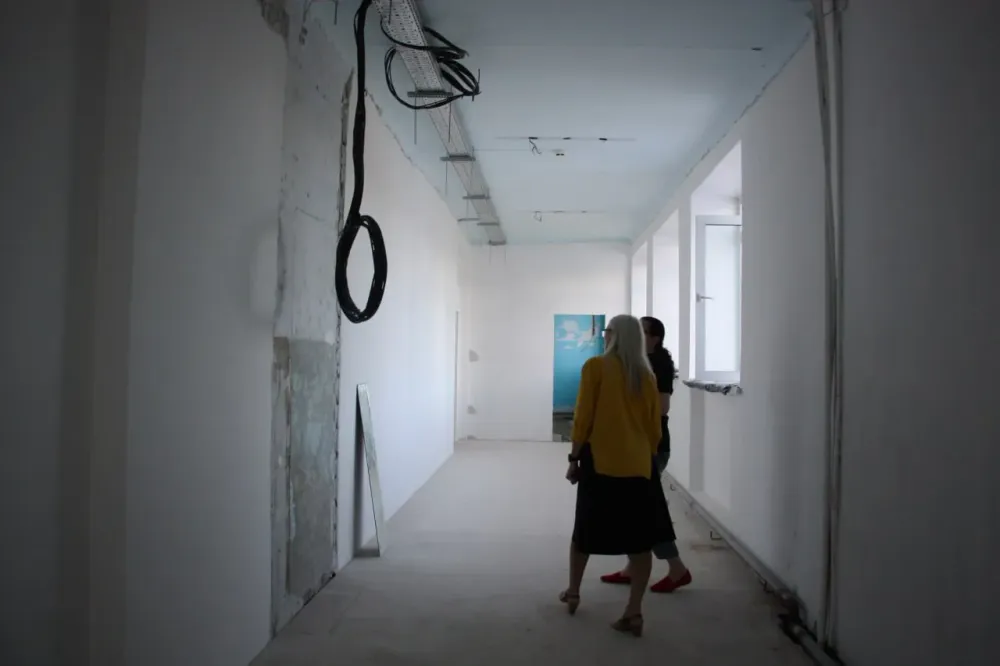 Капитальный ремонт школы в селе Благословенное продолжается в рамках нацпроекта