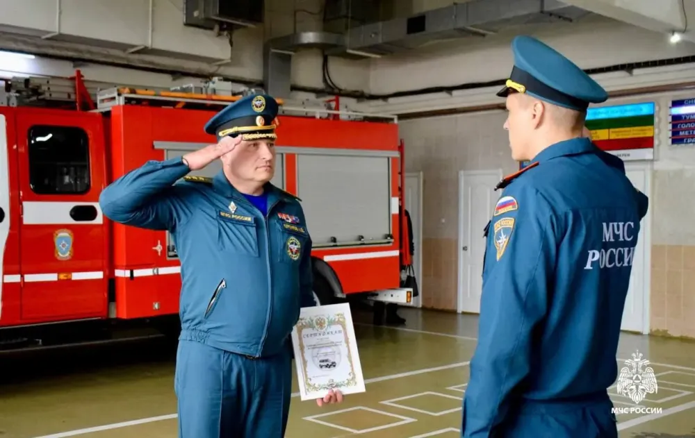 Вручили сертификаты на новую спецтехнику МЧС России по ЕАО