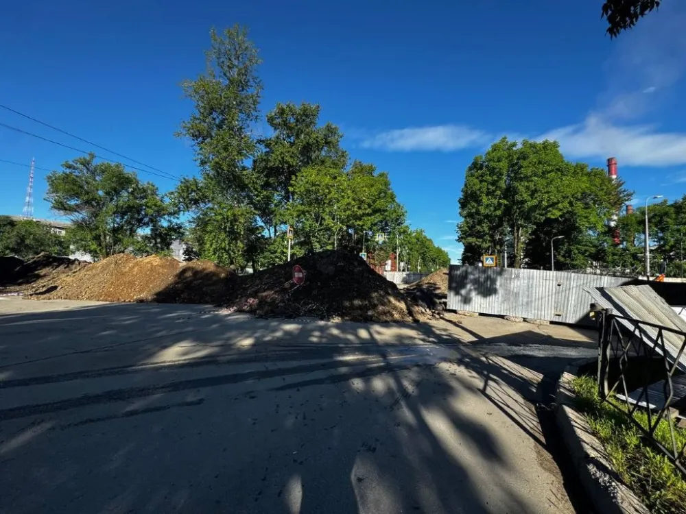 Чтобы не оставить Биробиджан без горячей воды, сроки ремонта теплотрассы на улице Постышева увеличили