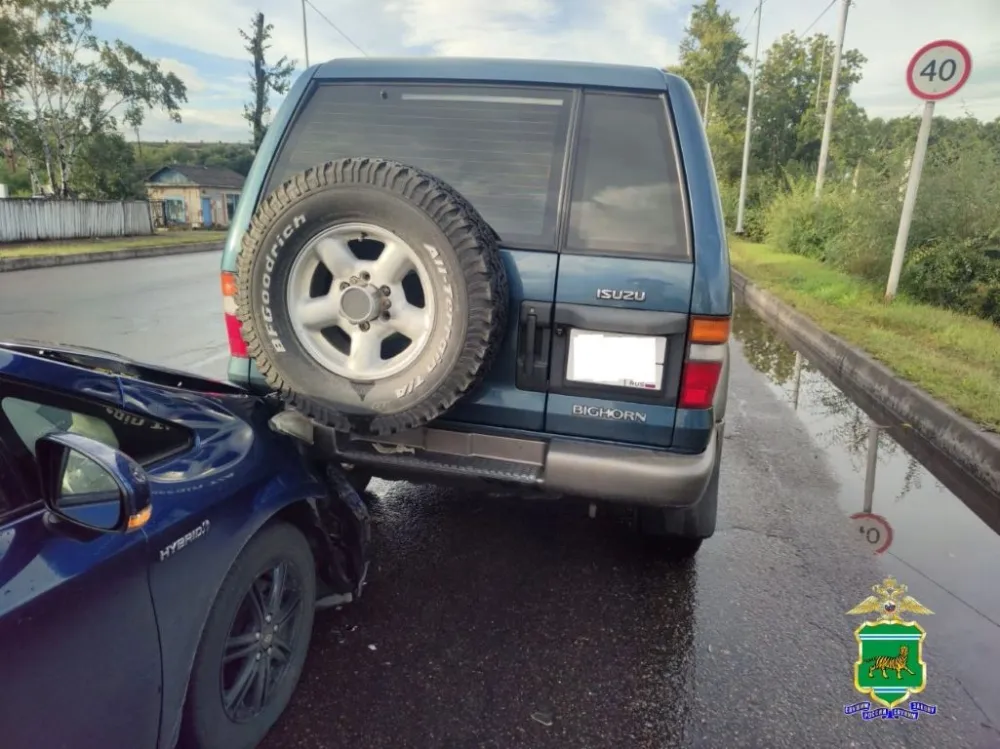 Тройное ДТП произошло в Биробиджане