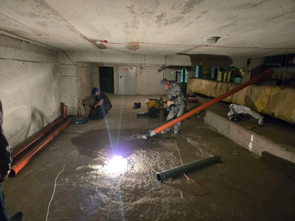 Аварийные работы в инфекционной больнице Биробиджана обеспечили её работу без сбоев