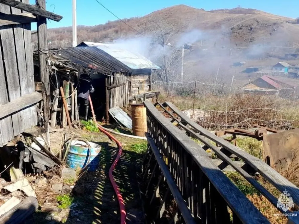 Едва не сгорел в бане житель ЕАО