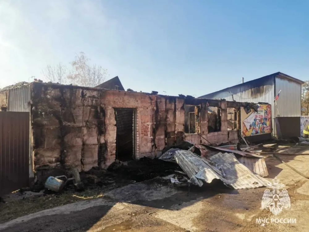 Магазин сгорел в ЕАО