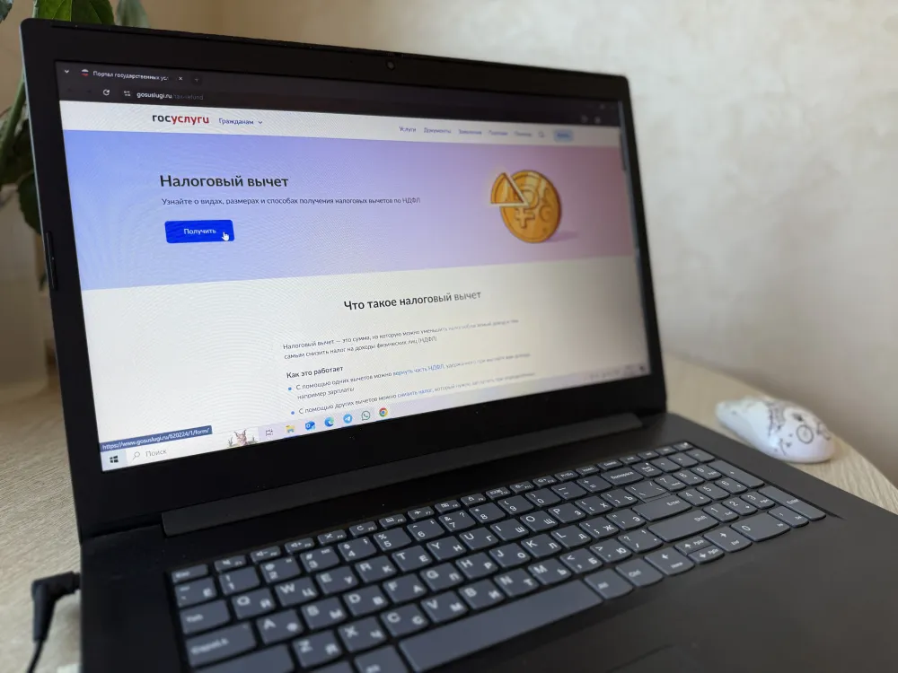 На «Госуслугах» запустили новую жизненную ситуацию «Налоговый вычет»