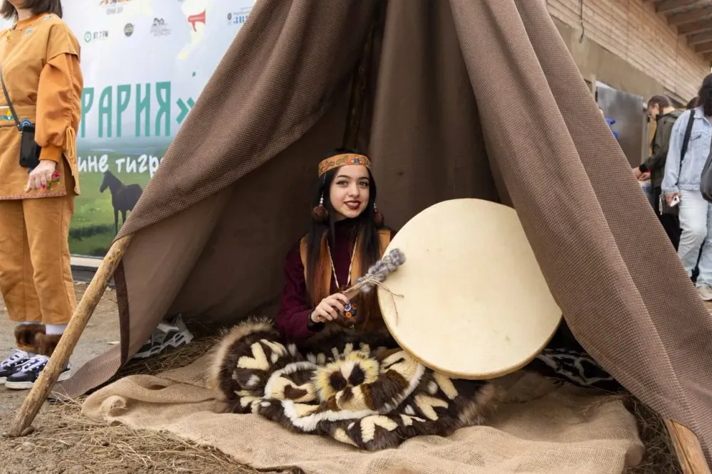 Сразу пять фотозон работали на Этнофесте «Бирария»