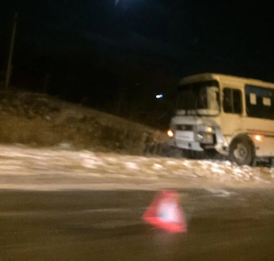 Маршрутка попала в ДТП в с. Птичник ЕАО