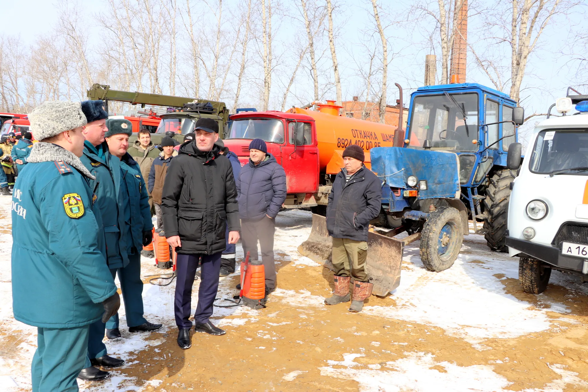 Спасли от «пожара» целое село огнеборцы в ЕАО