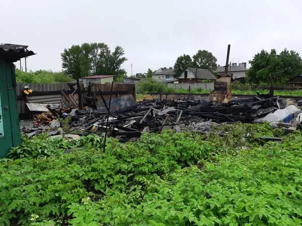 Вероятный поджог стал причиной большого пожара в ЕАО