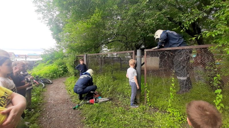 Попал в железную ловушку и не смог самостоятельно выбраться мальчик в Биробиджане