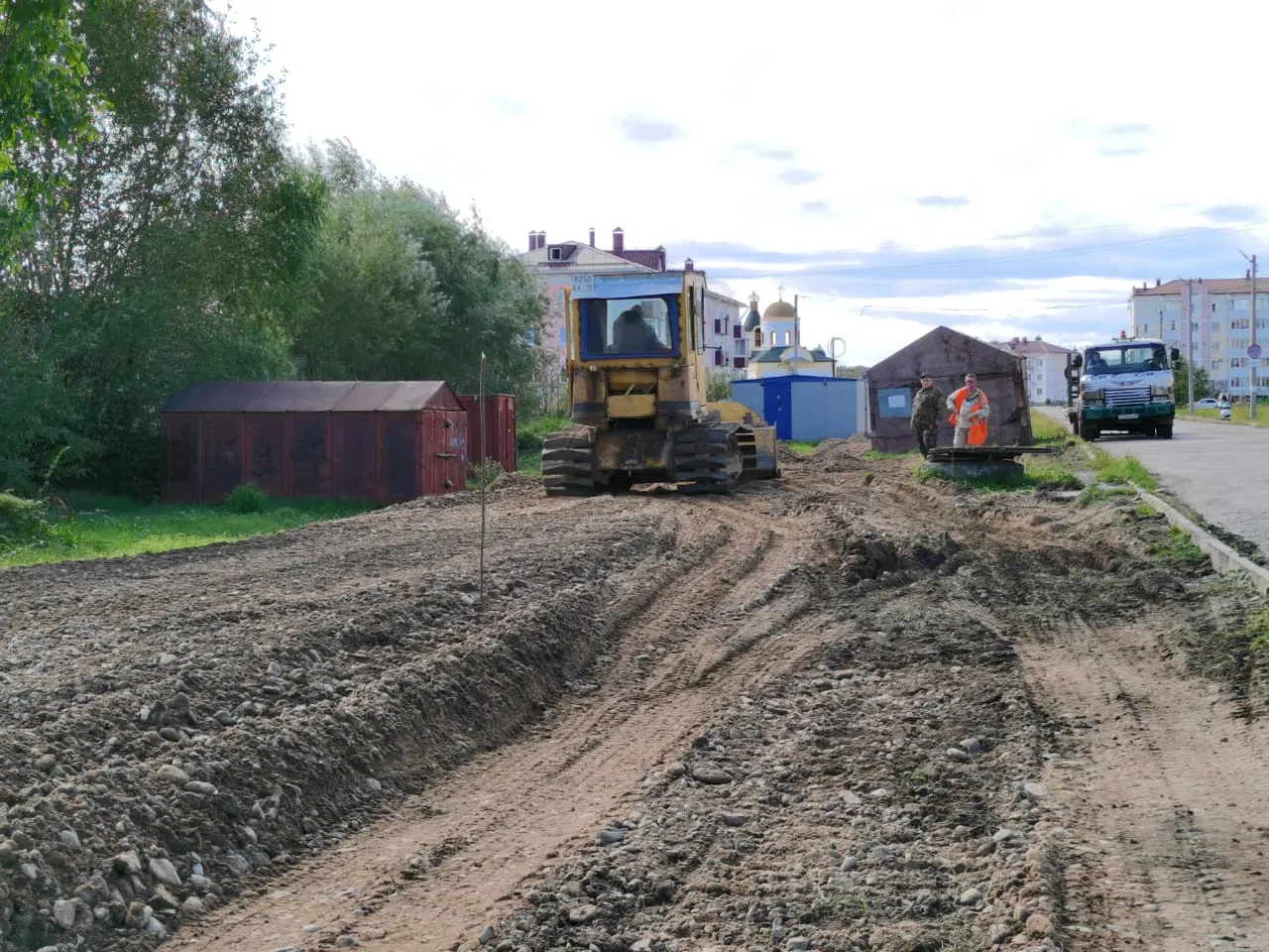 Новый тротуар с велодорожкой обустроят в районе одной из улиц Биробиджана