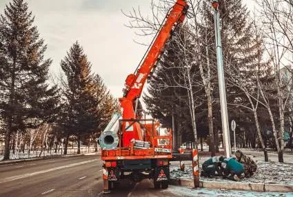 Новыми огнями засверкает самая оживлённая улица Биробиджана