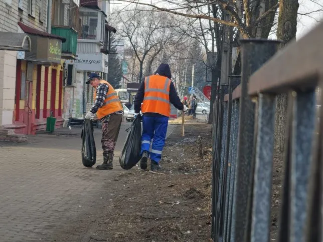 Весенняя уборка города началась в Биробиджане