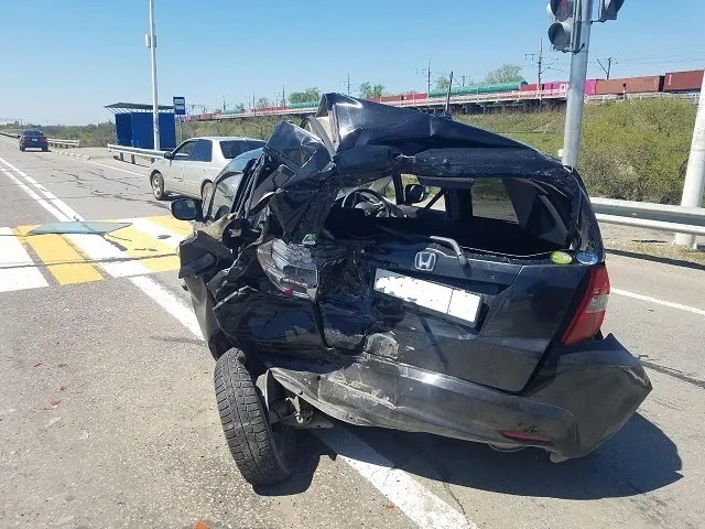 Вписался в чужой автомобиль неаккуратный водитель из ЕАО