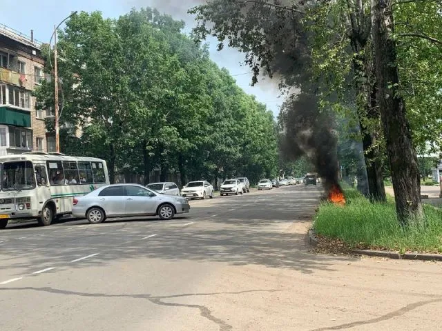 ВИДЕО: Страшная авария в центре Биробиджана