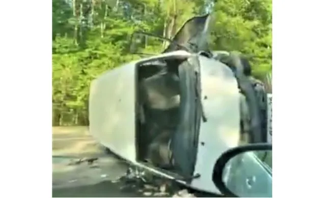 ВИДЕО: Три человека пострадали в автоаварии на трассе «Амур» в ЕАО