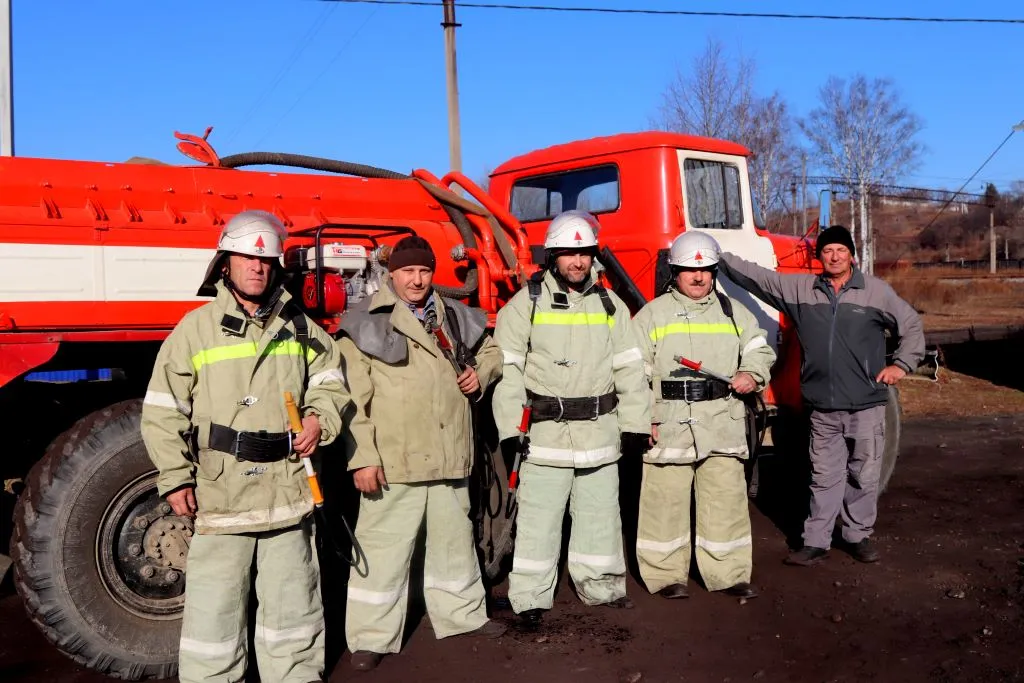 Стали лучшими на Дальнем Востоке добровольные пожарные из п. Бира ЕАО