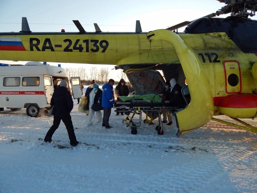 Женщину в тяжелом состоянии эвакуировали вертолетом из с. Ленинское ЕАО