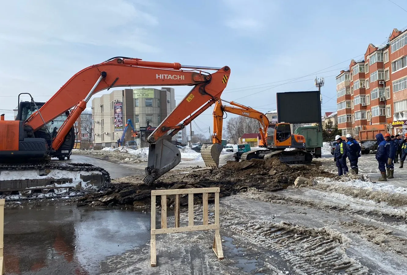 К ремонту водопровода после вмешательства прокуратуры приступили в Биробиджане