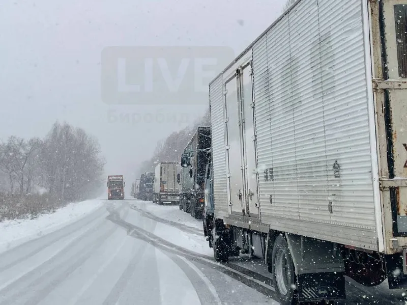 Ограничено движение для пассажирского транспорта на автодороге в ЕАО