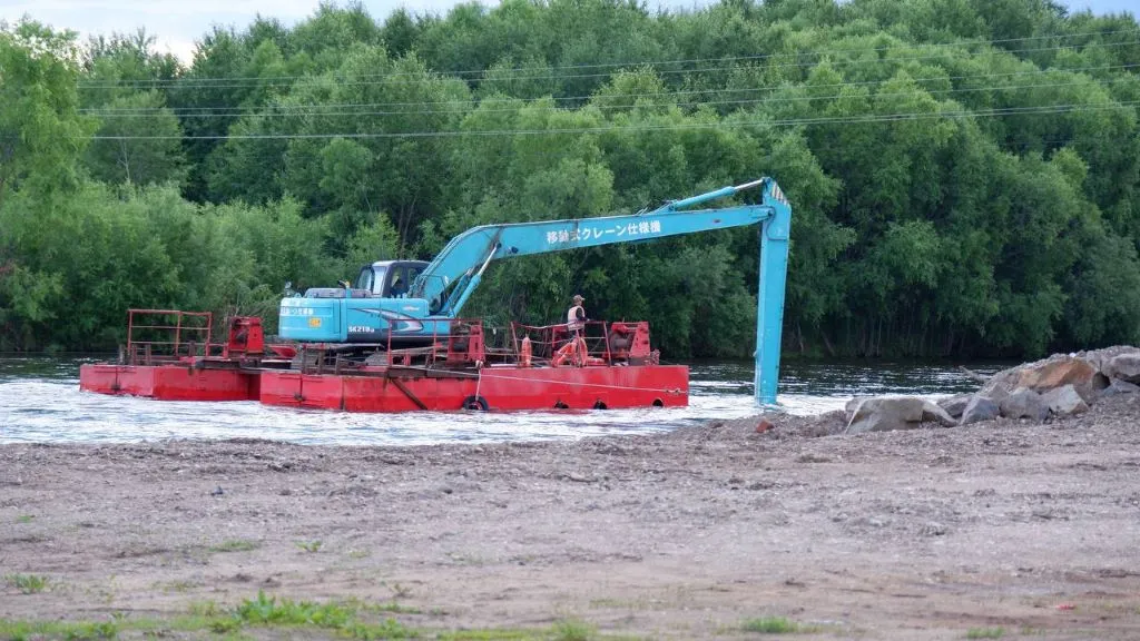 На завершающую стадию выходит ремонт дюкера в Биробиджане