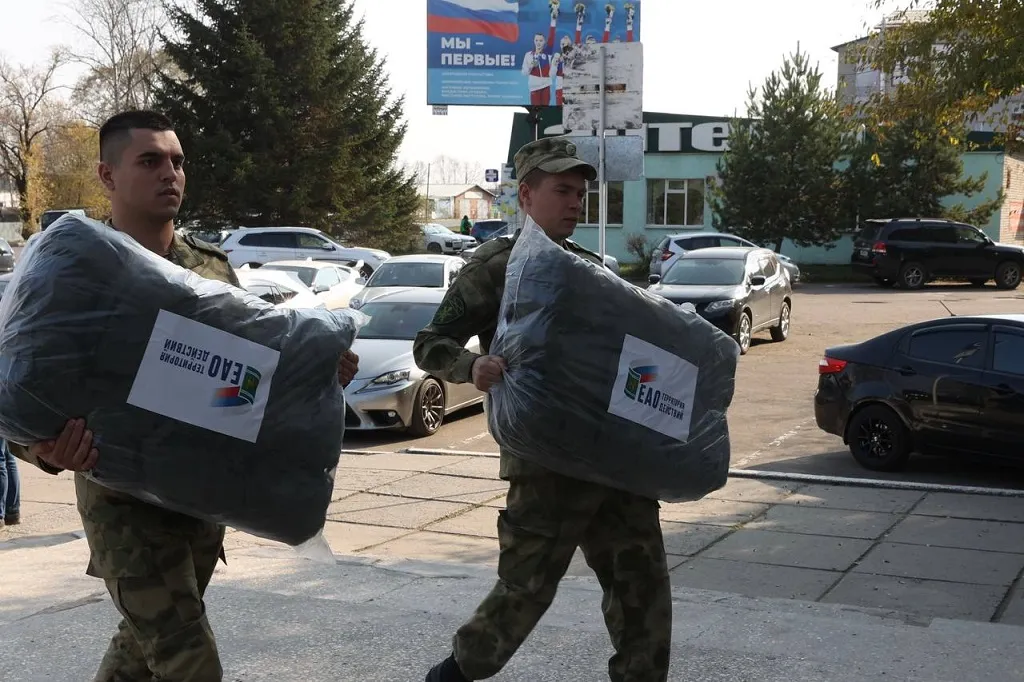 Дополнительное военное снаряжение передано мобилизованным в ЕАО