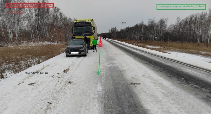Ребёнок пострадал в аварии с фурой в ЕАО