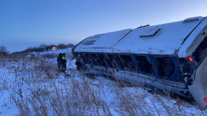 Семь человек погибли в ДТП с автобусом на дороге в Хабаровском крае