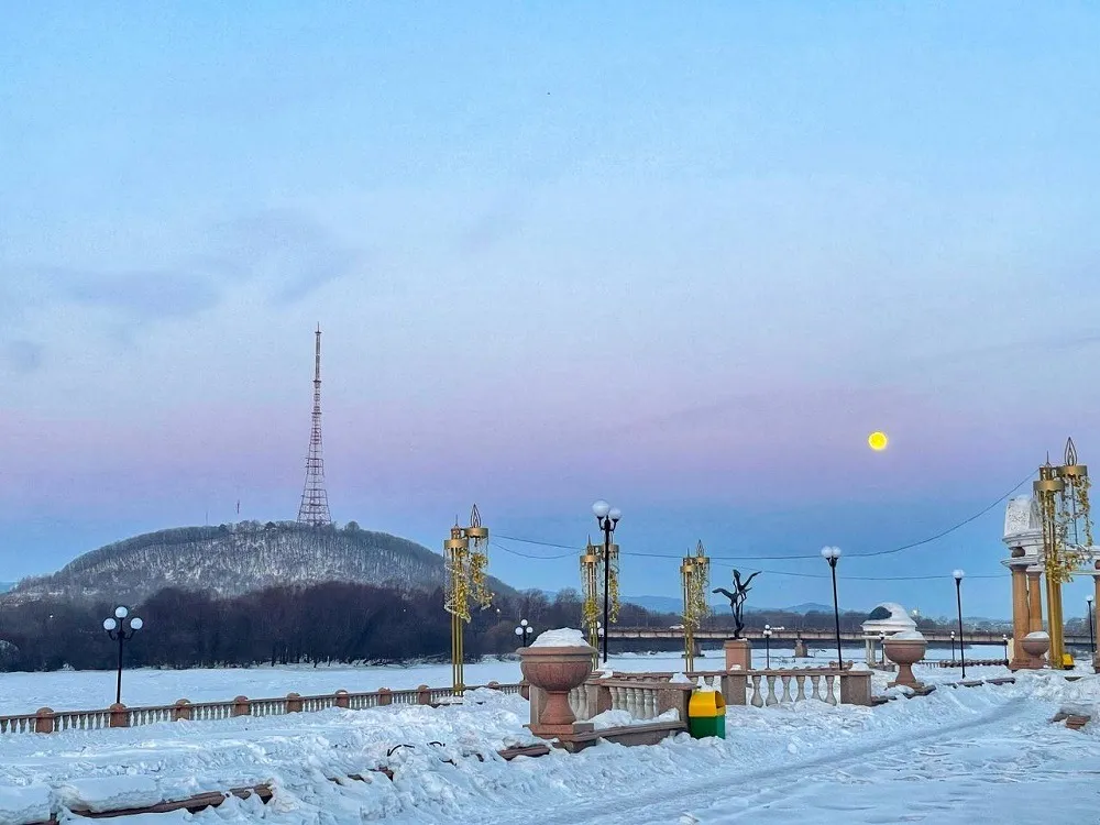 Заменит все старые урны на новые на городской набережной предприниматель из Биробиджана