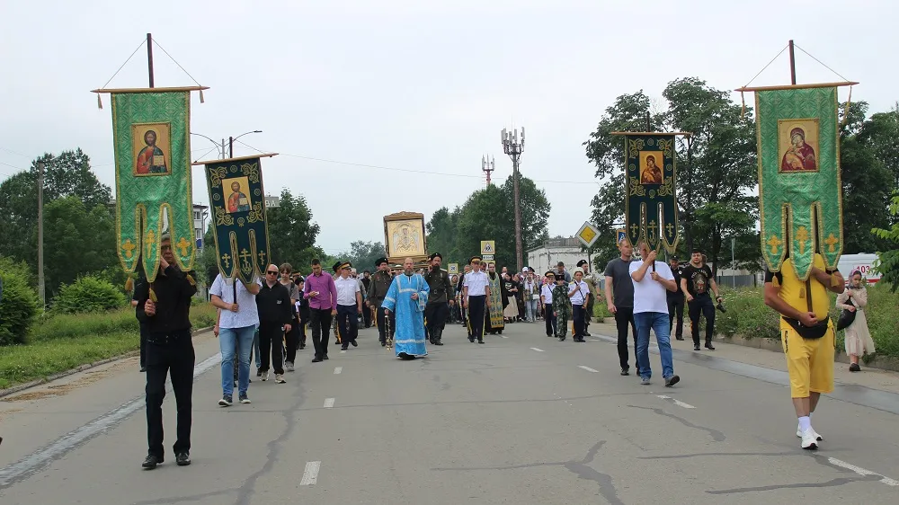 Крестный ход прошёл из Биробиджана в с. Раздольное ЕАО