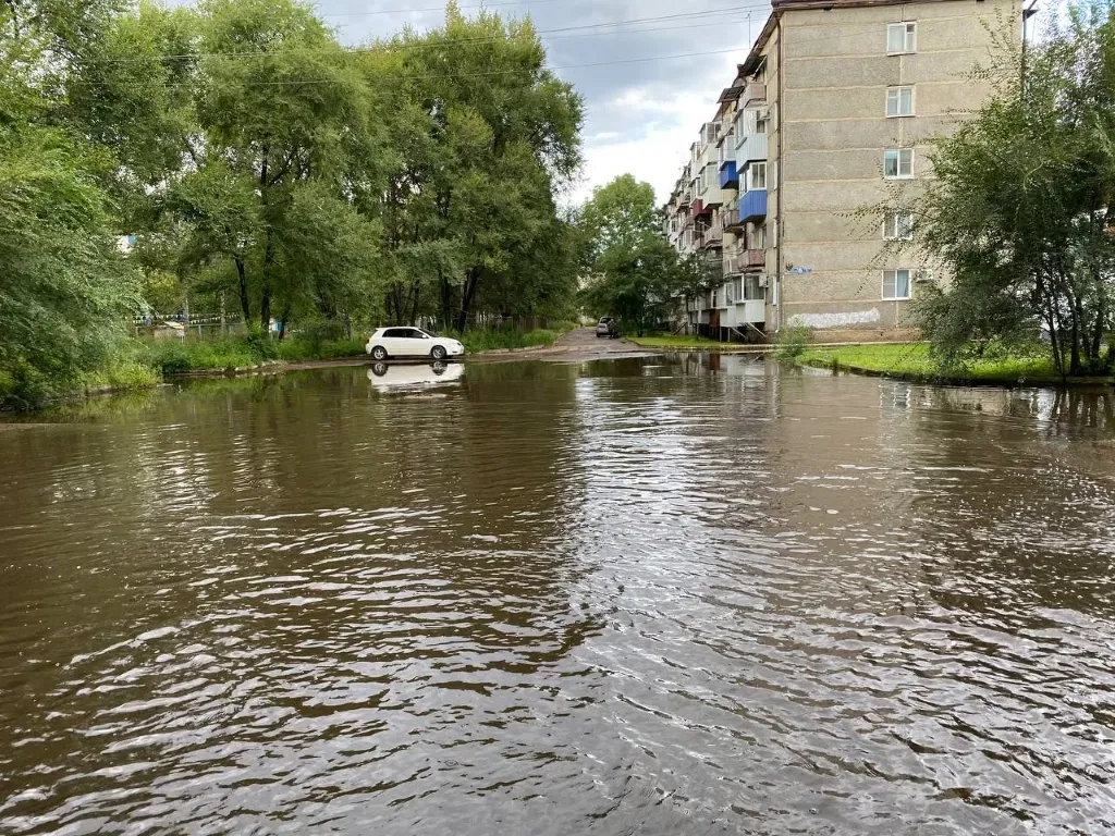 Остались без электричества несколько микрорайонов Биробиджана из-за непогоды
