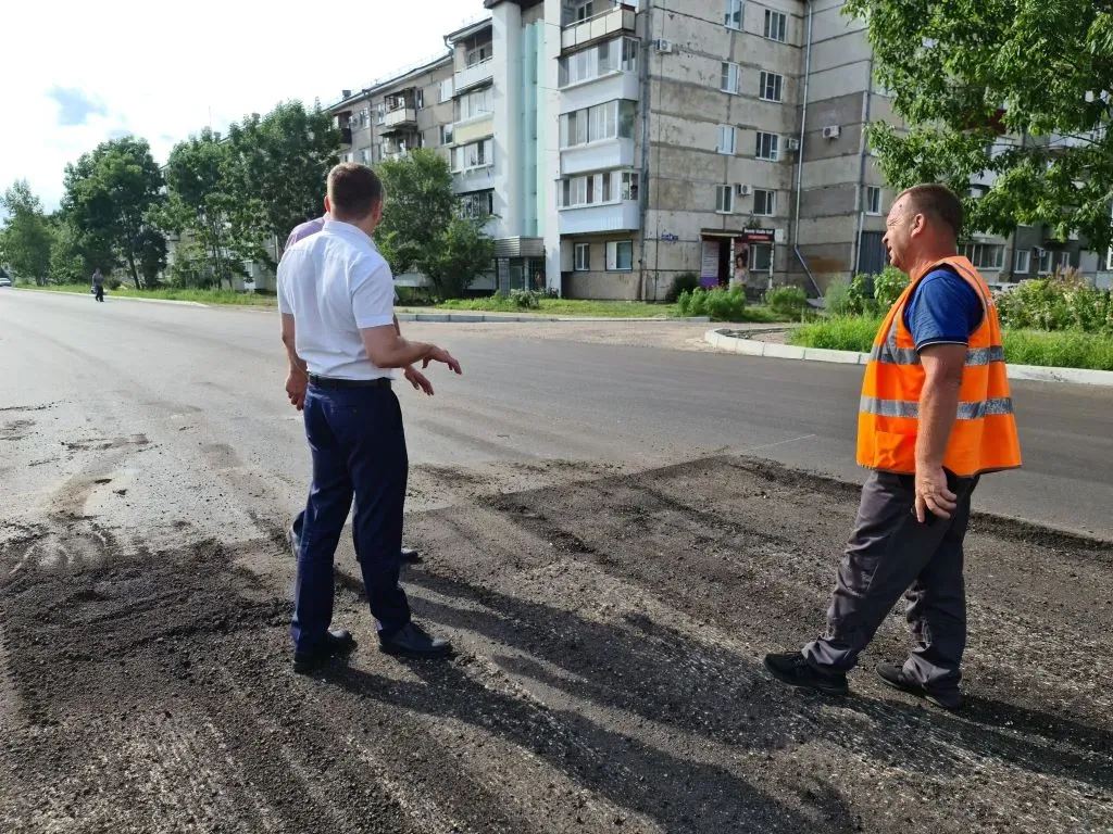 Недоброкачественно делают дороги в Биробиджане