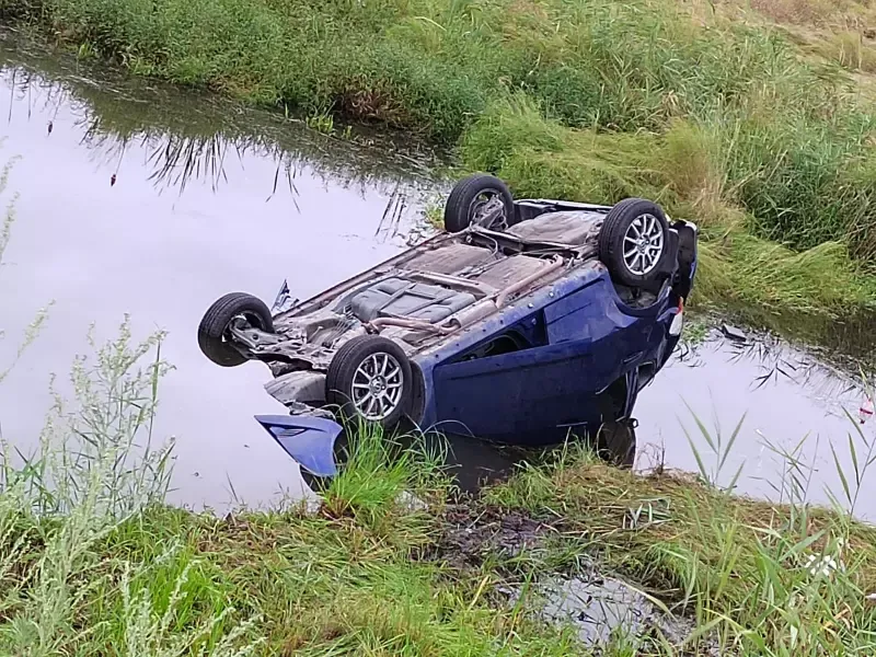 Перевернулась на трассе и положила авто на крышу автоледи в ЕАО