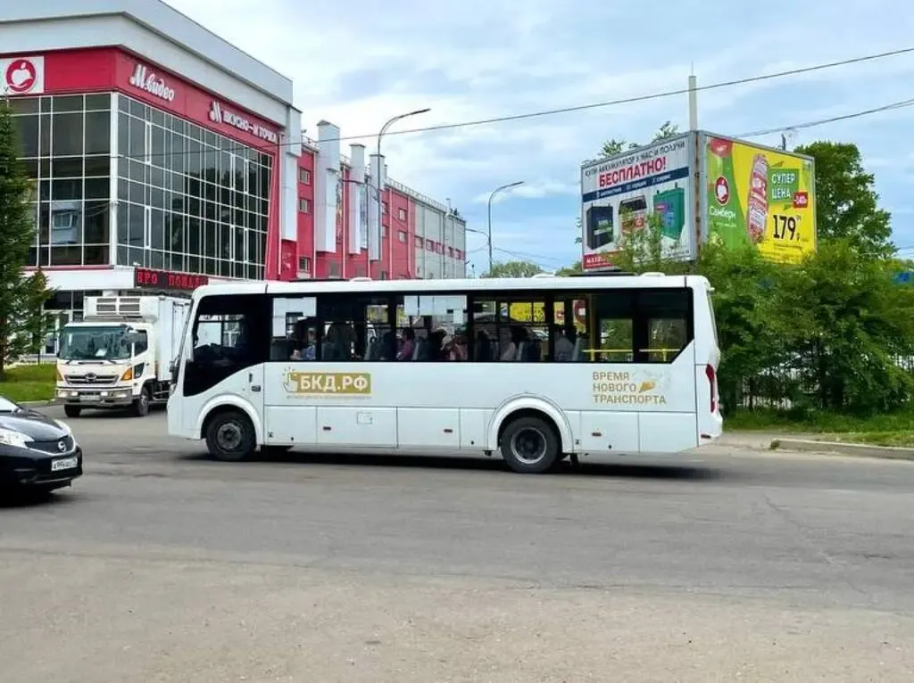 На каких маршрутах появились новые автобусы в Биробиджане