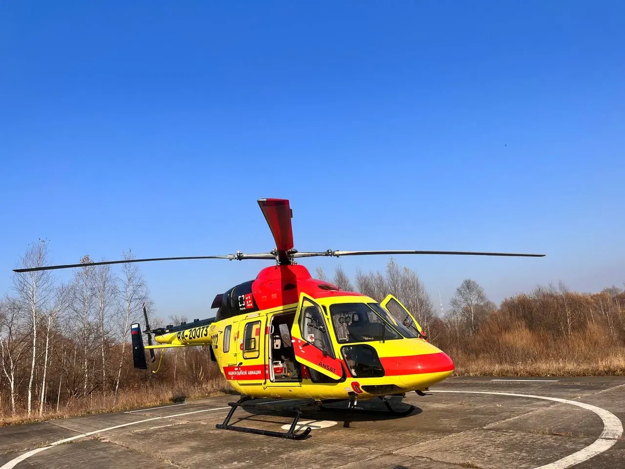 Около 20 раз вылетали санитарные вертолеты за полгода в ЕАО