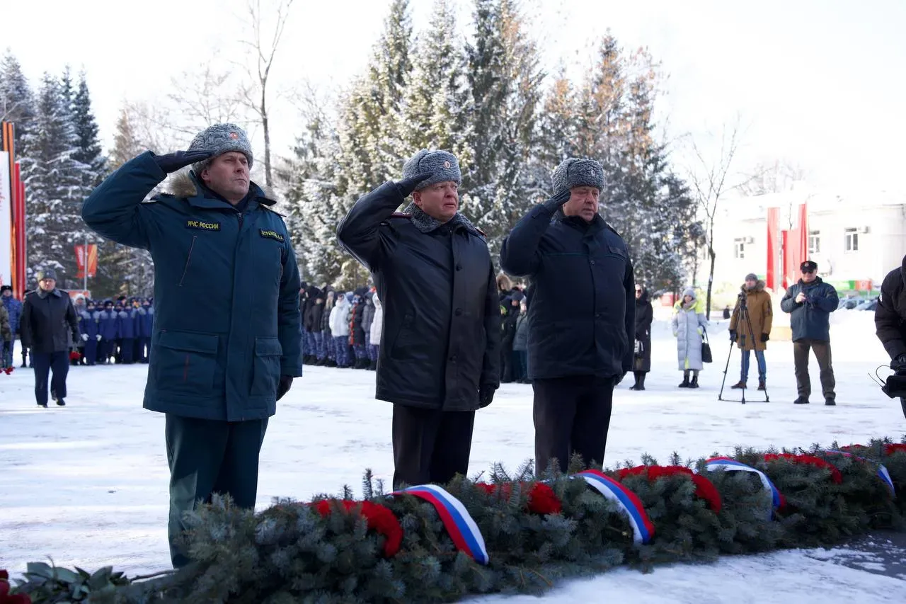 Память защитников Родины почтили в Биробиджана