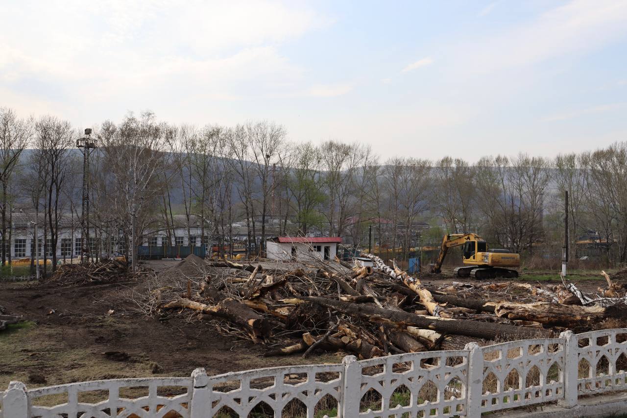 Строительство нового Городского парка стартовало в Облучье