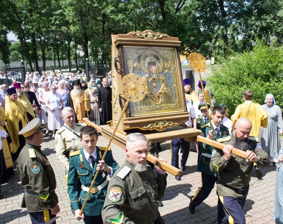 Шествие с Албазинской иконой Божией Матери прошел в Биробиджане