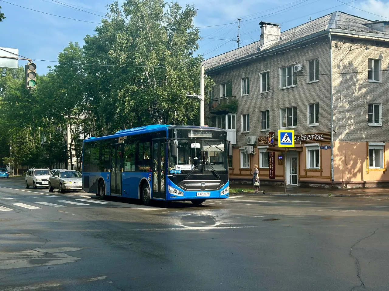 В Биробиджане изменится схема движения автобусов из-за работ на теплосетях