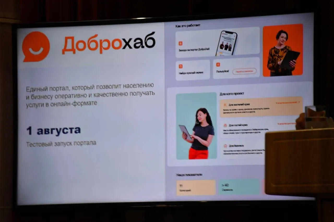 Единая цифровая экосистема «ДоброХаб» заработает с 1 августа в Хабаровском крае