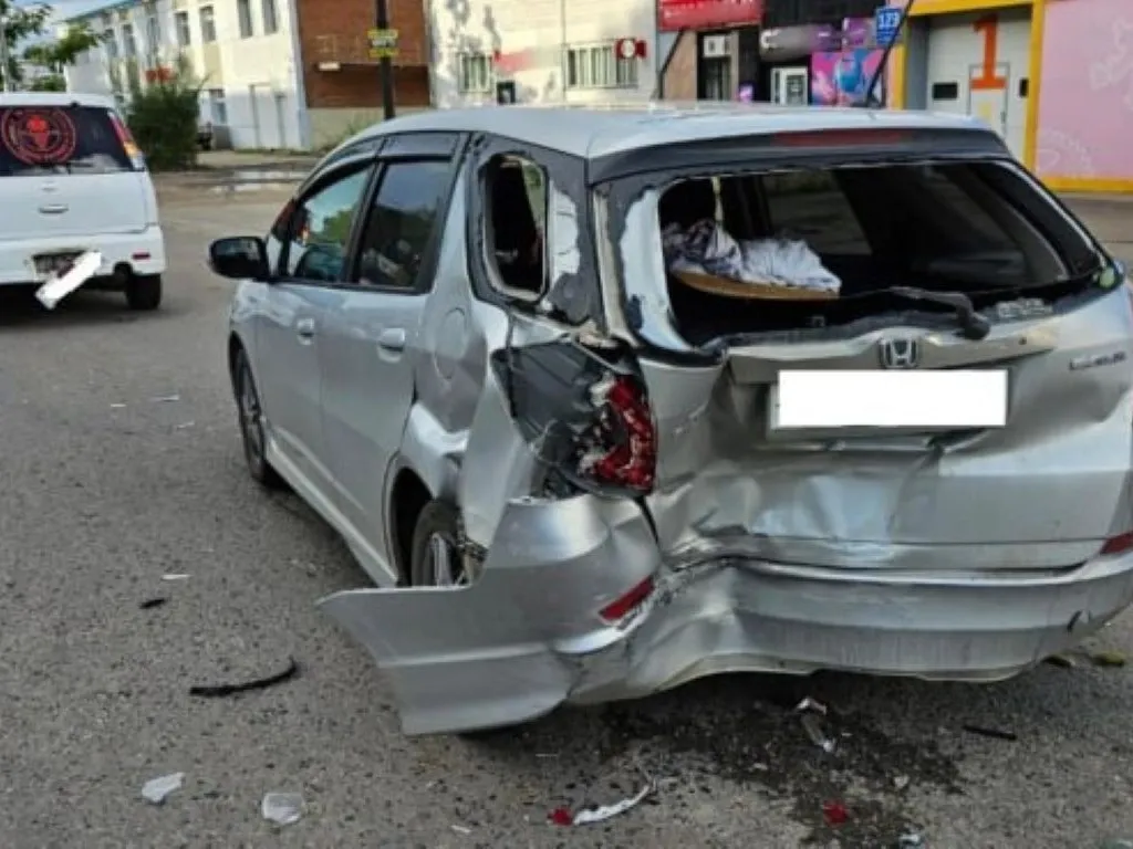 Ребёнок на велосипеде вылетел под колёса автомобиля в Биробиджане