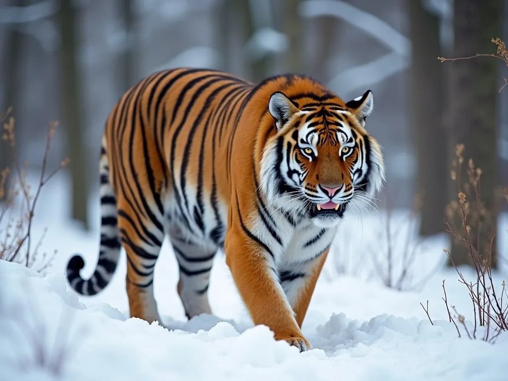 Тигр объявился возле посёлка в ЕАО